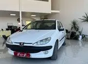 پژو 206 SD v8 (صندوق دار) 1395 سفید